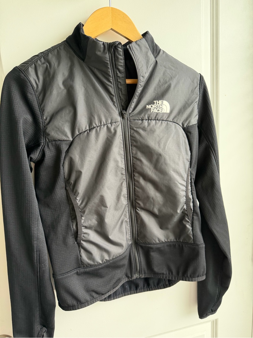 The North Face Black Puffer Jacket with Logo